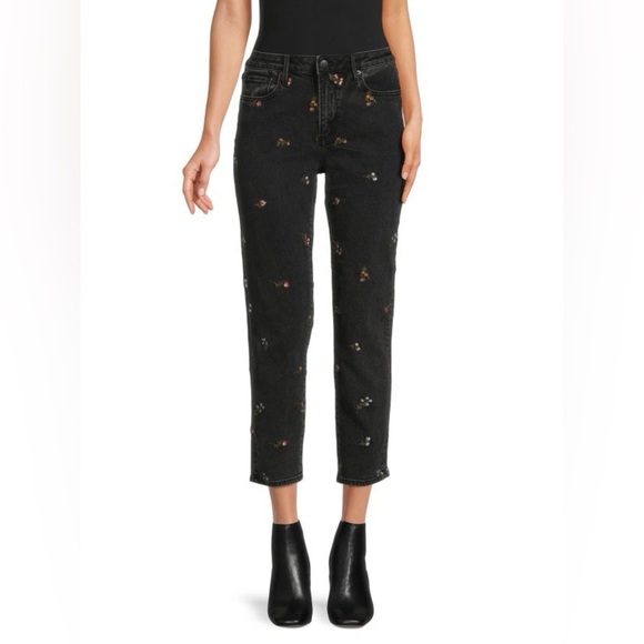 DRIFTWOOD Pants - Free People x DRIFTWOOD Gizelle Mid Rise Cropped Girlfriend Jeans sz 29